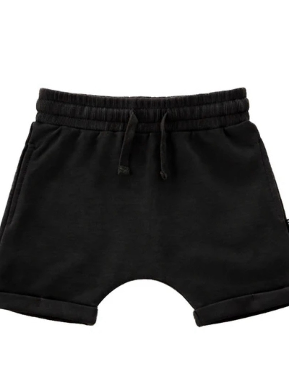 Lenox James Toddler Black Drawstring Lounge Shorts